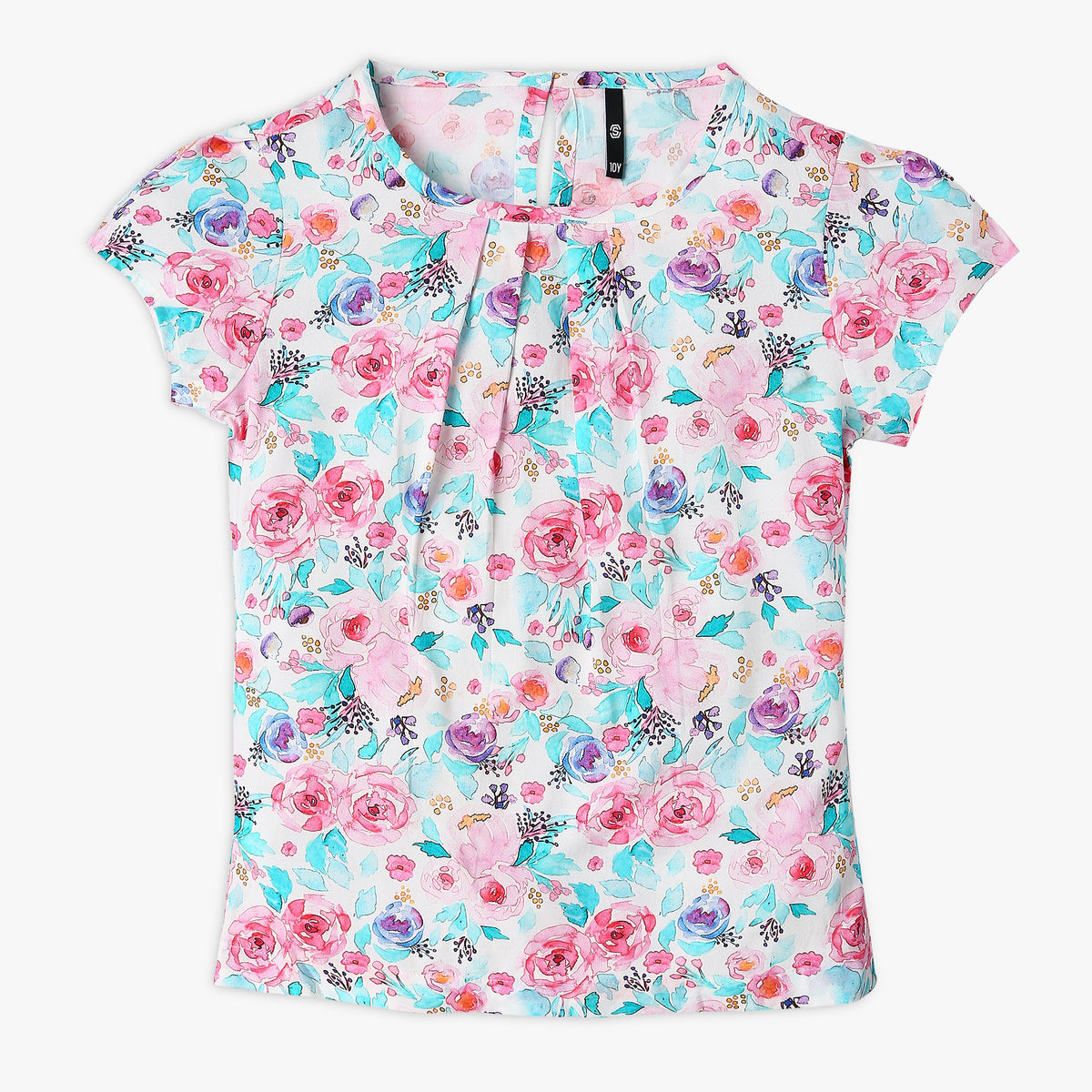 Girl's Regular Fit Printed Top