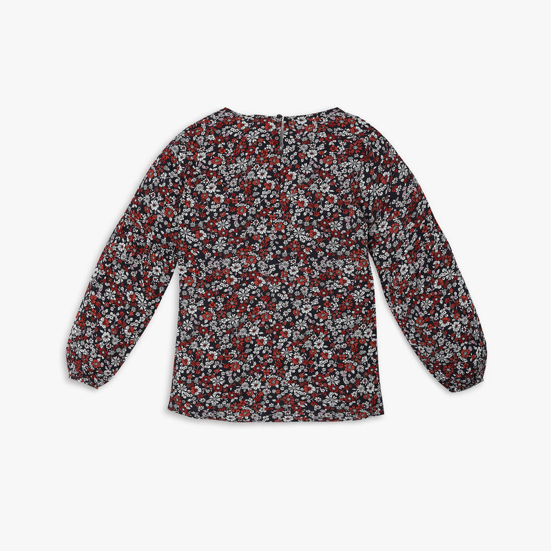 Girl's Regular Fit Printed Top