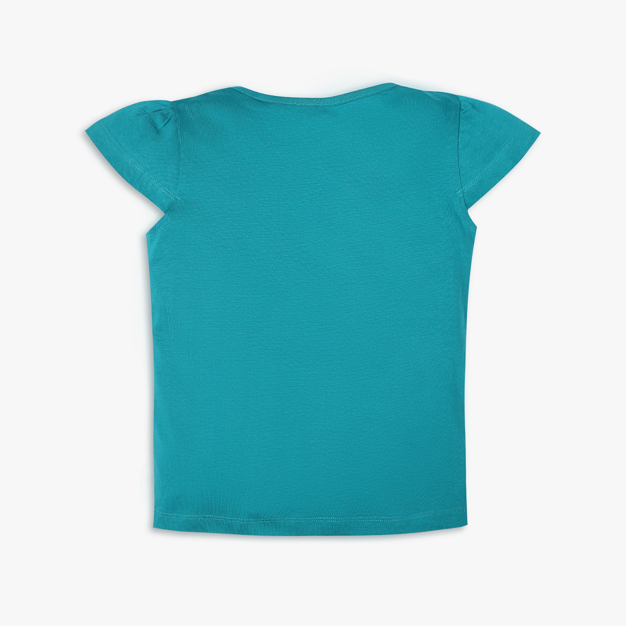 Girl's Regular Fit Solid T-Shirt