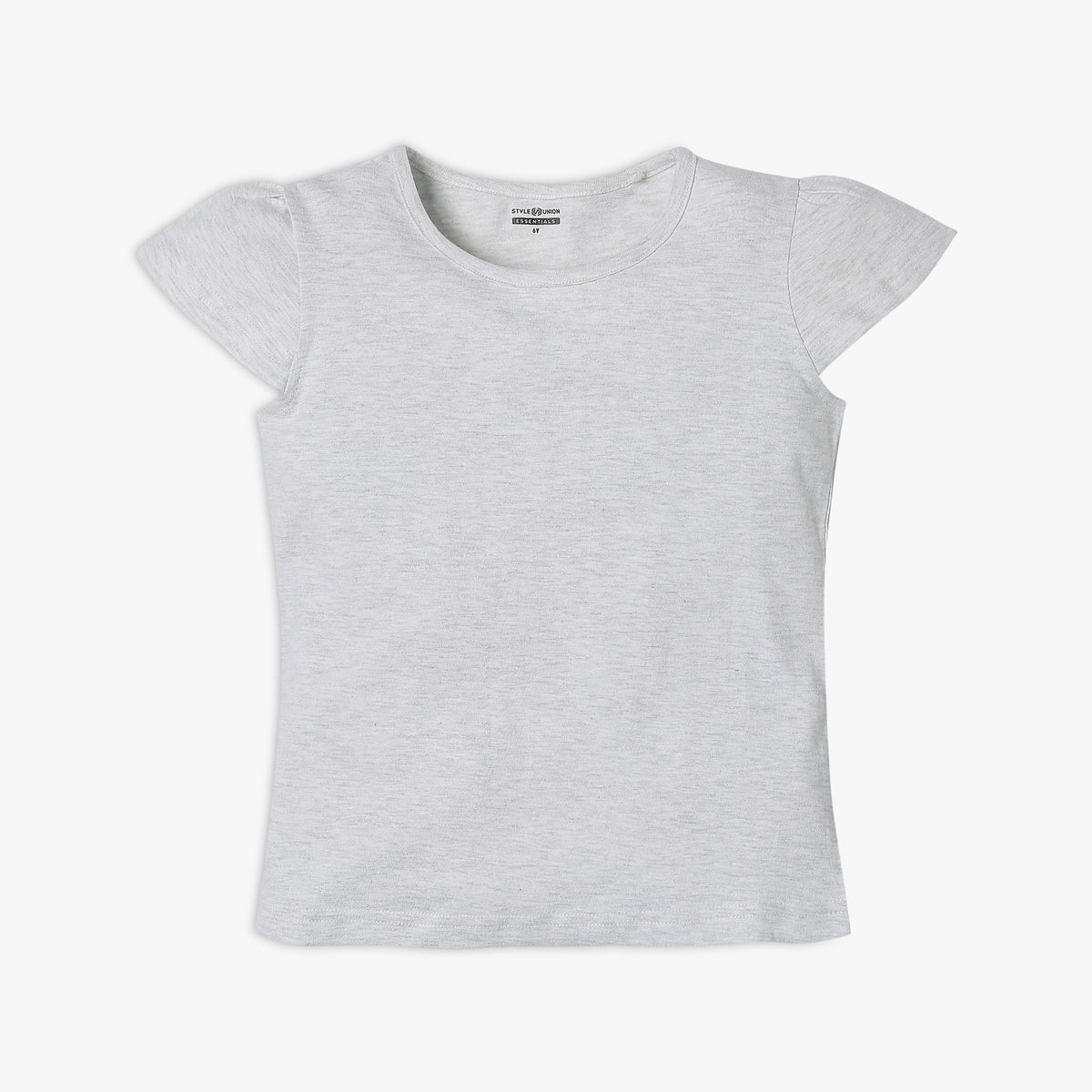 Girl's Regular Fit Solid T-Shirt