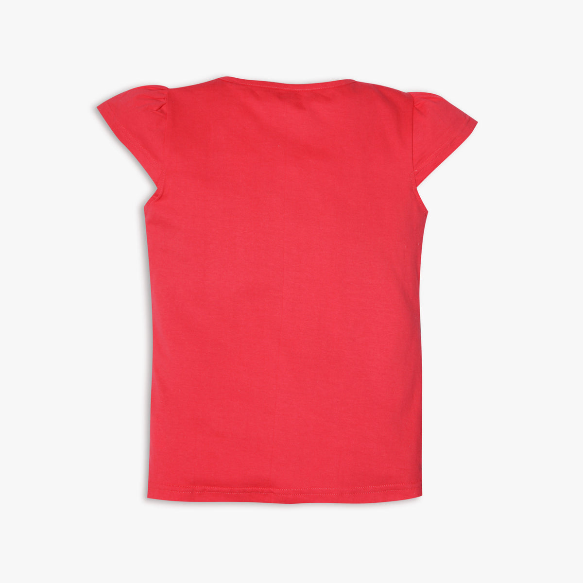 Girl's Regular Fit Solid T-Shirt