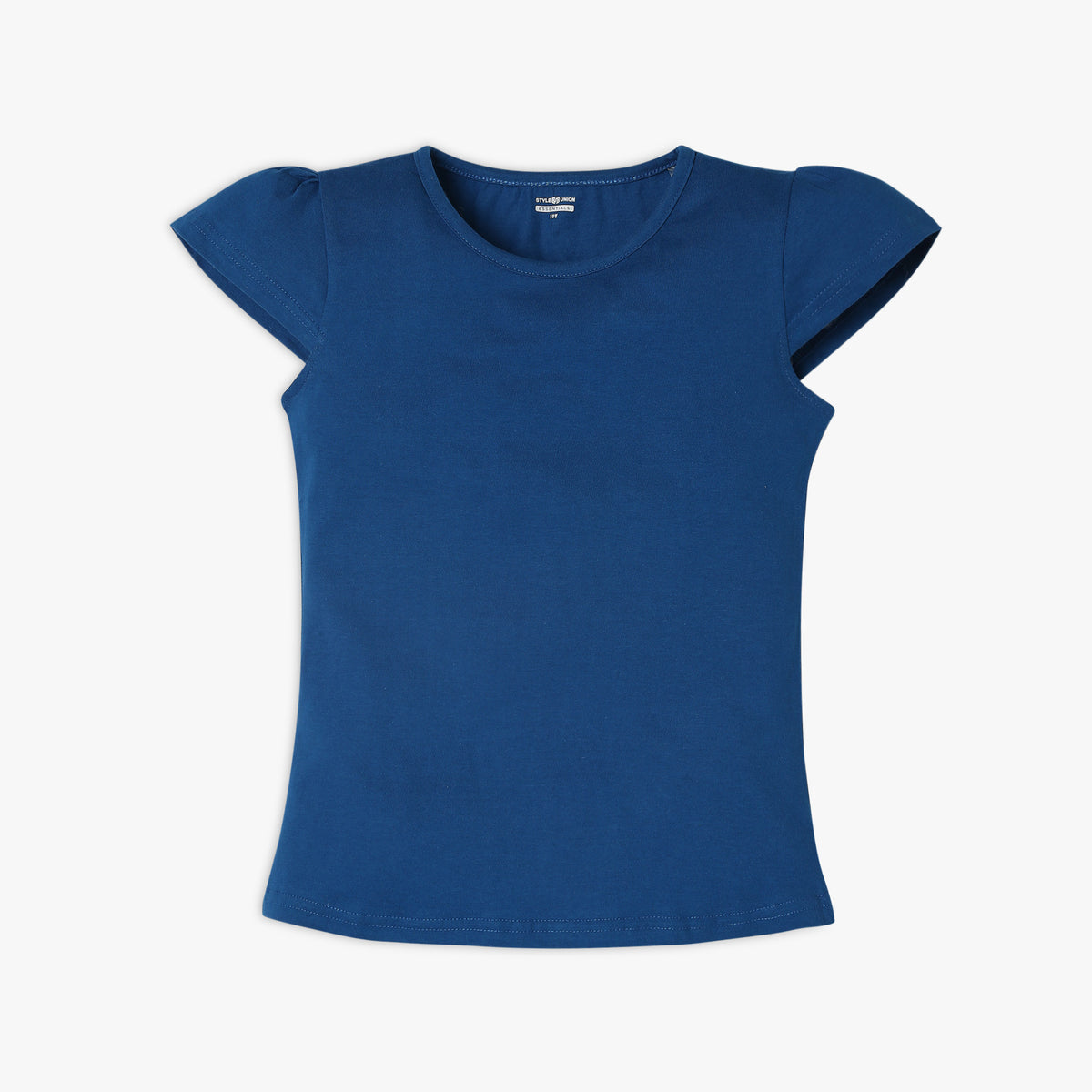 Girl's Regular Fit Solid T-Shirt