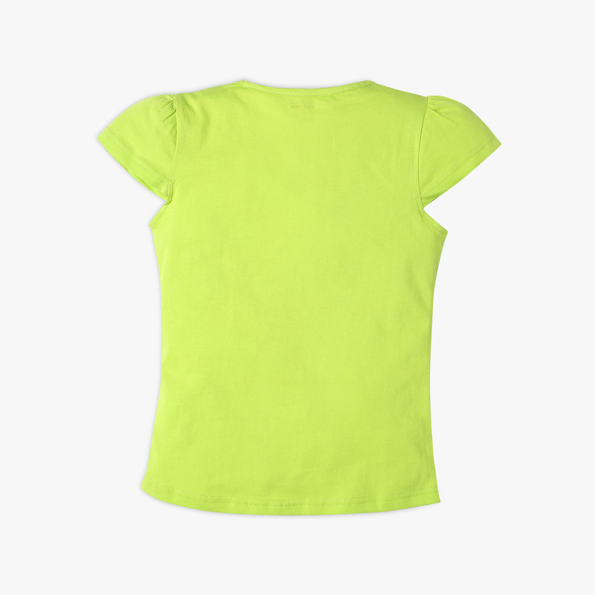 Girl's Regular Fit Solid T-Shirt