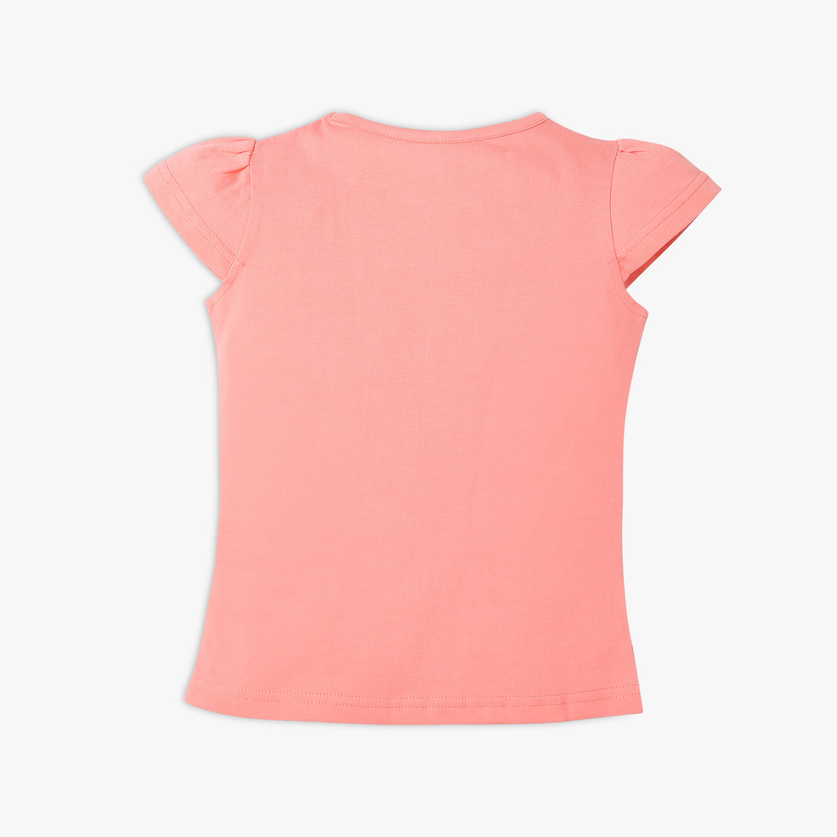 Girl's Regular Fit Solid T-Shirt