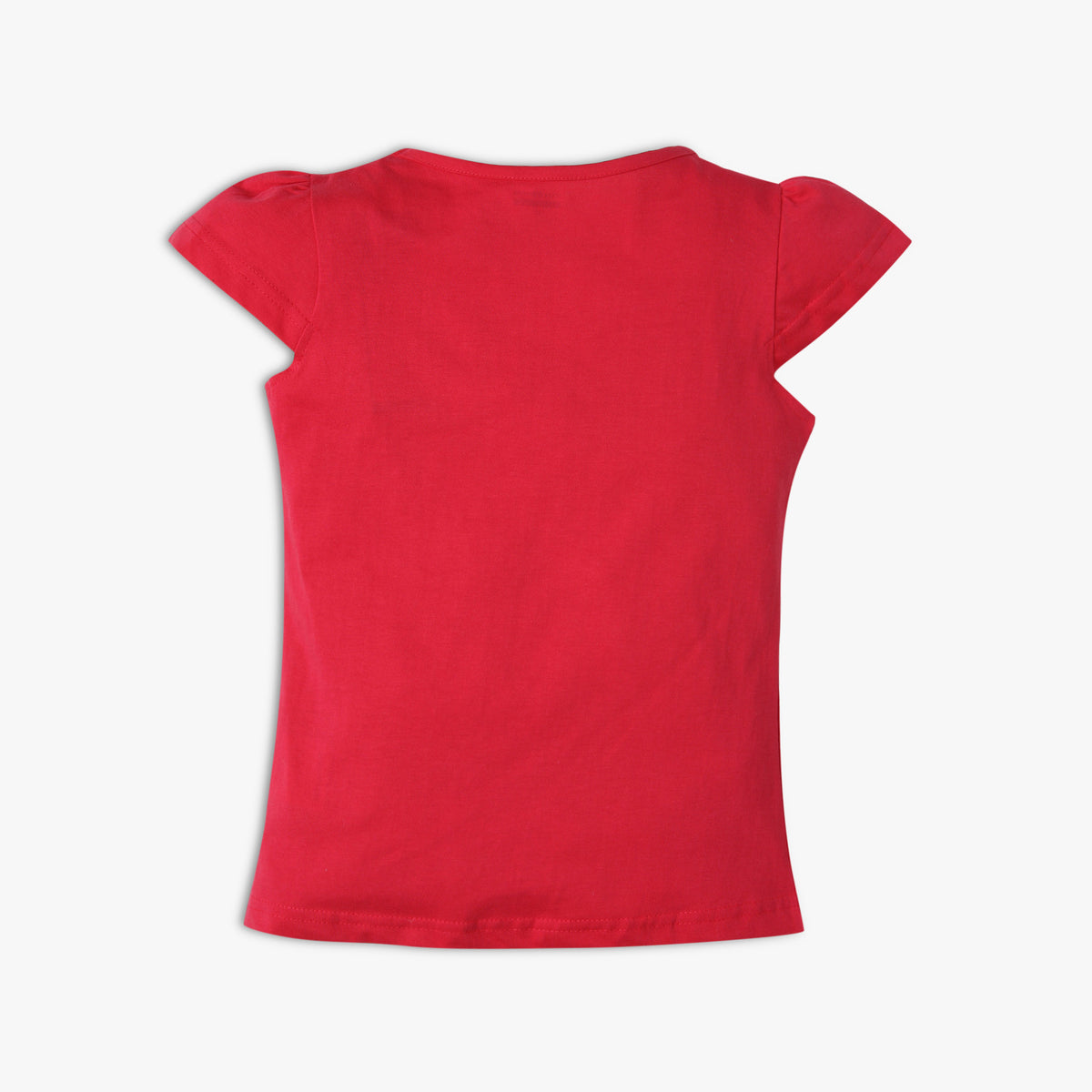 Girl's Regular Fit Solid T-Shirt