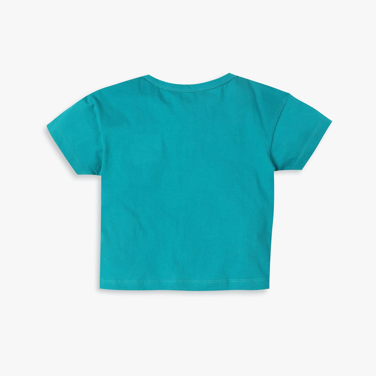 Girls Regular Fit Solid T-Shirt