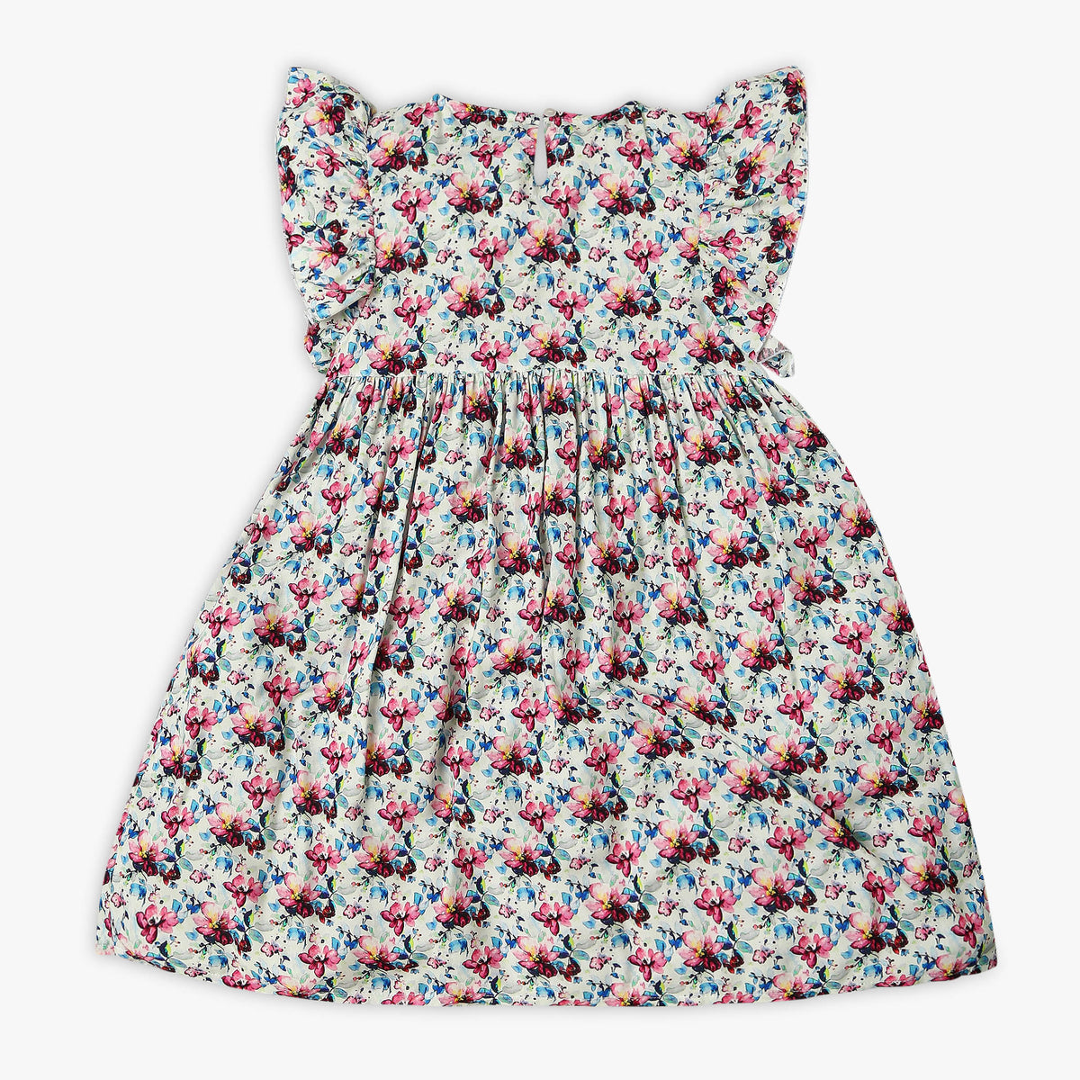 Girl's Regular Fit Printed Frock