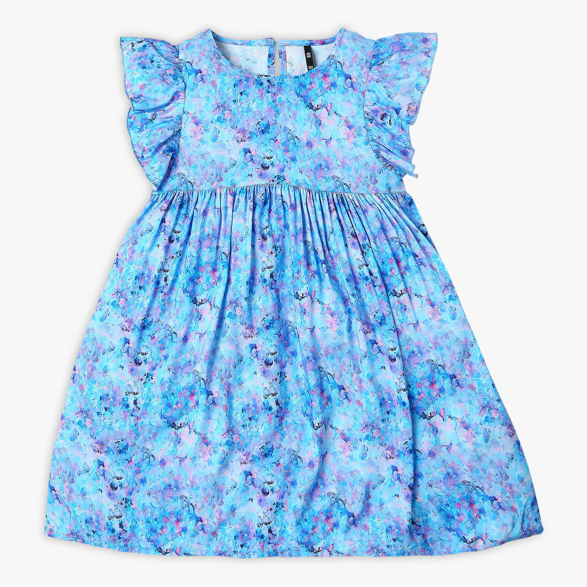 Girl's Regular Fit Printed Frock