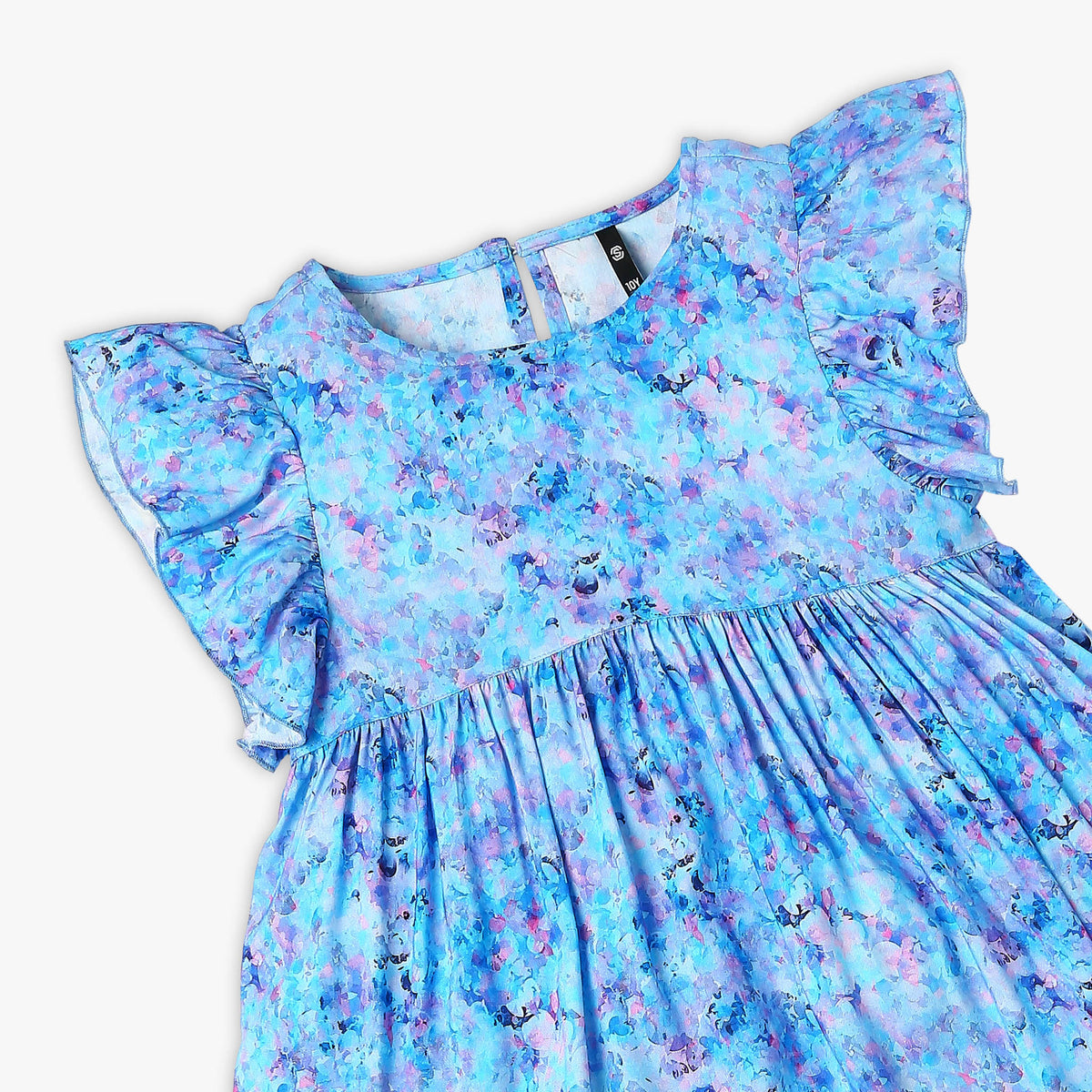 Girl's Regular Fit Printed Frock