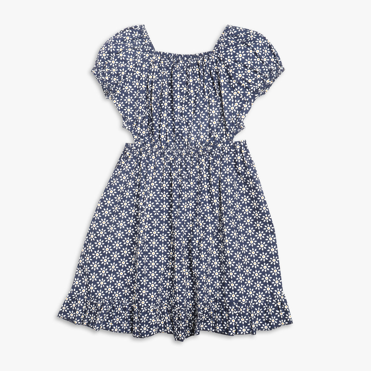 Girls Regular Fit Polka Dots Dress