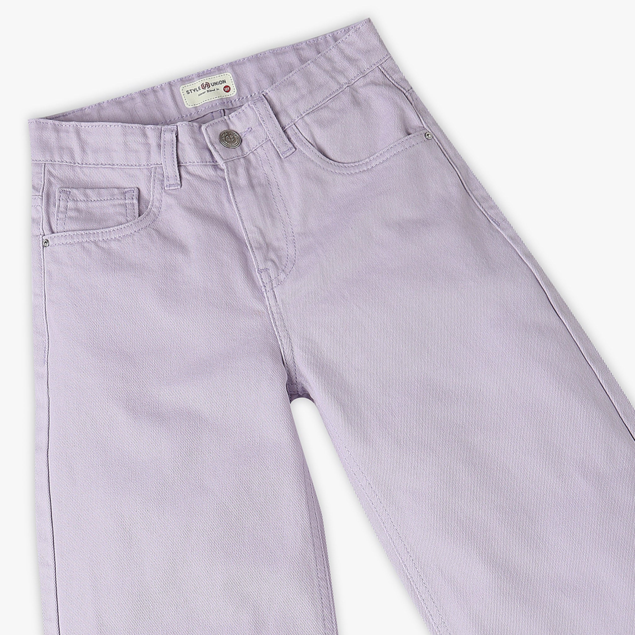 Girl's Regular Fit Embellished Mid Rise Jeans
