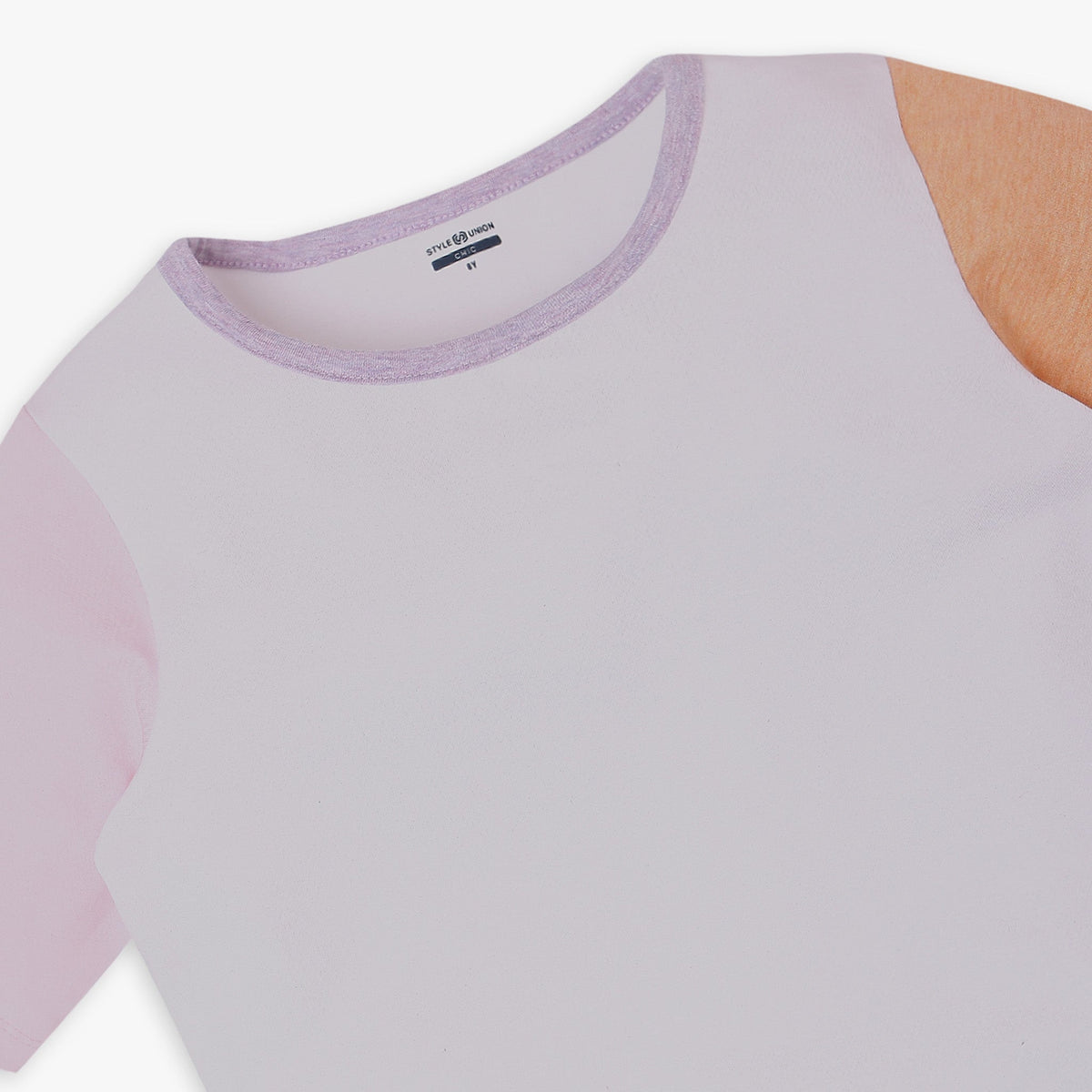 Girl's Regular Fit Solid T-Shirt