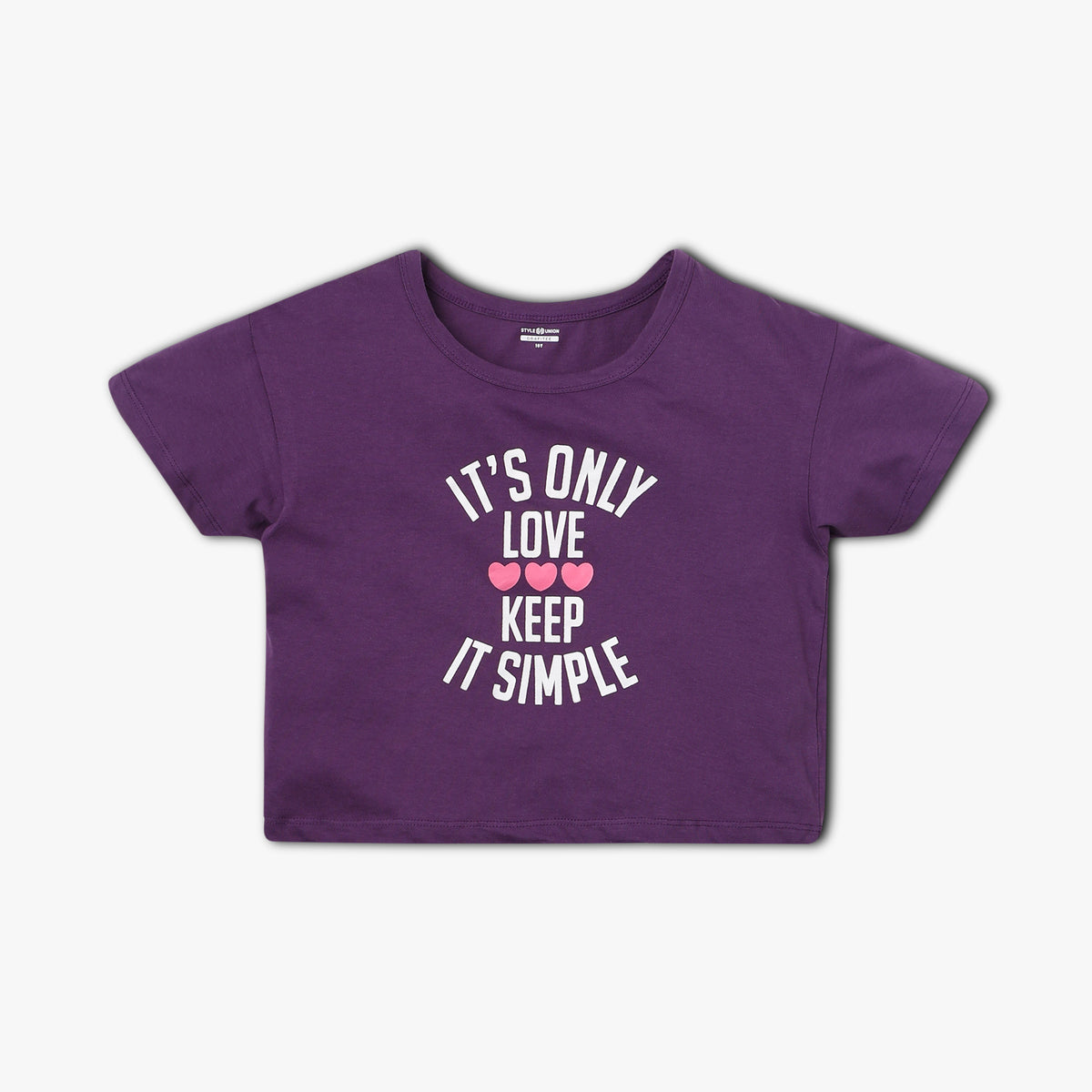 Girl's Regular Fit Printed T-Shirt