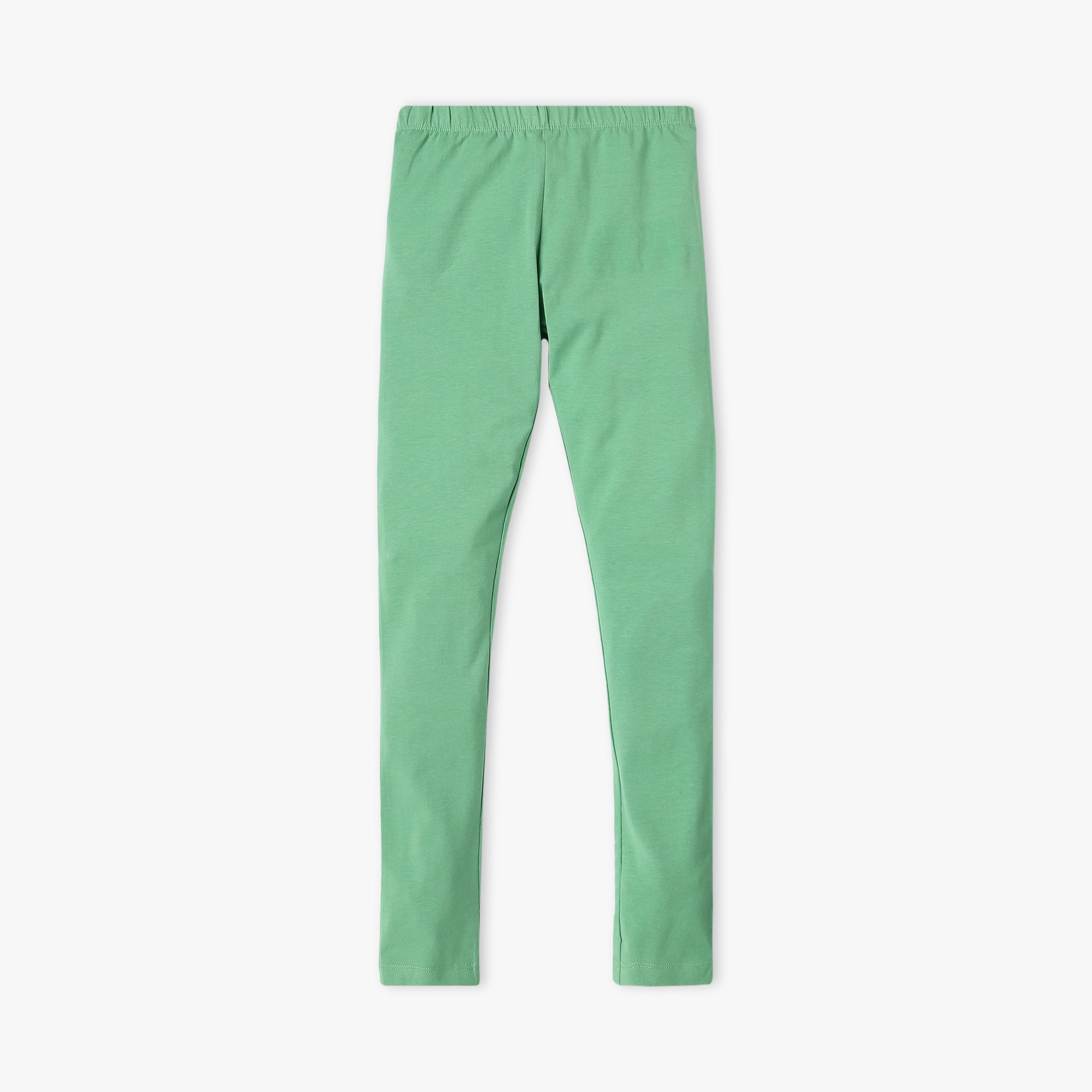 Kelly green solid color leggings | Zazzle