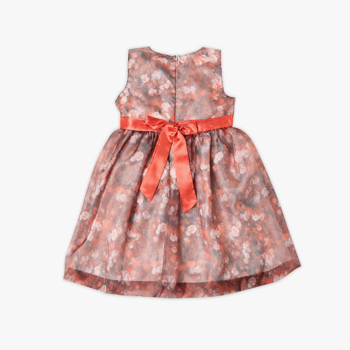 Girl's Regular Fit Printed Frock