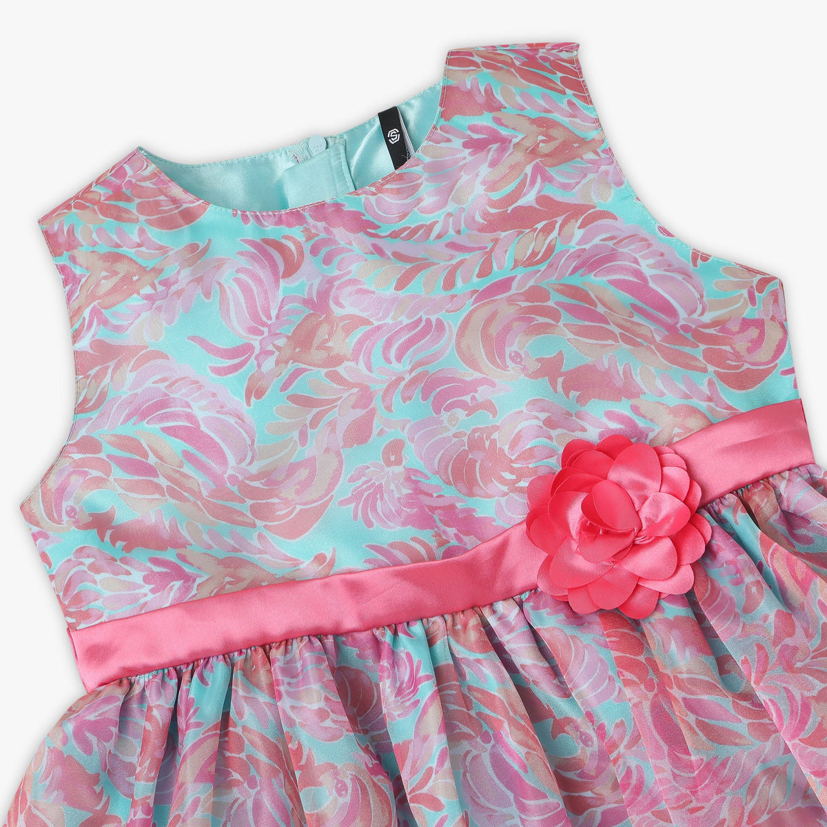 Girls Regular Fit Printed Frock