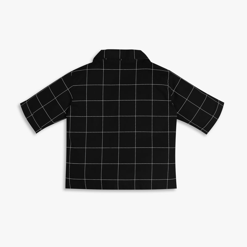 Girls Regular Fit Checkered Shirt