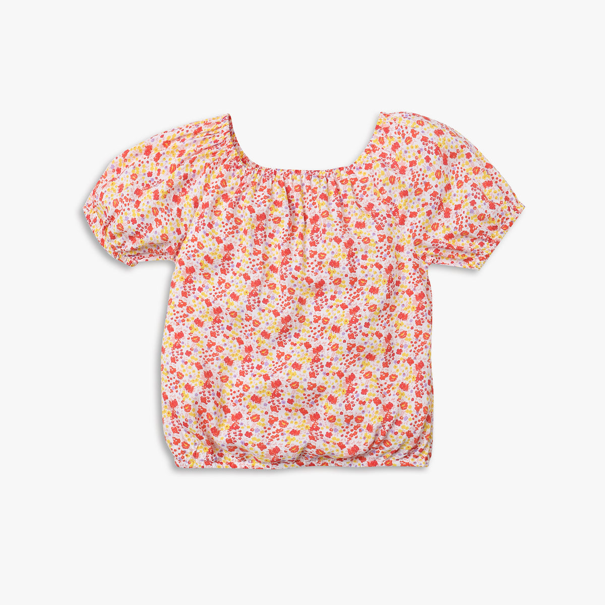 Girls Regular Fit Printed Top