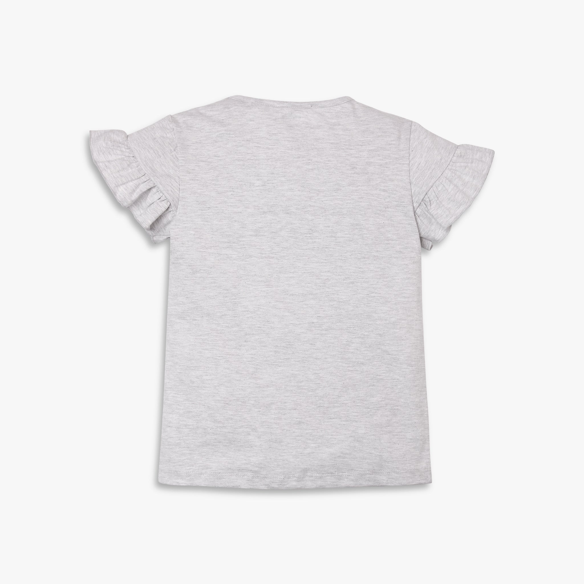 Girl's Regular Fit Printed T-Shirt
