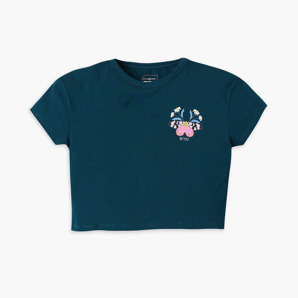 Girl's Regular Fit Printed T-Shirt