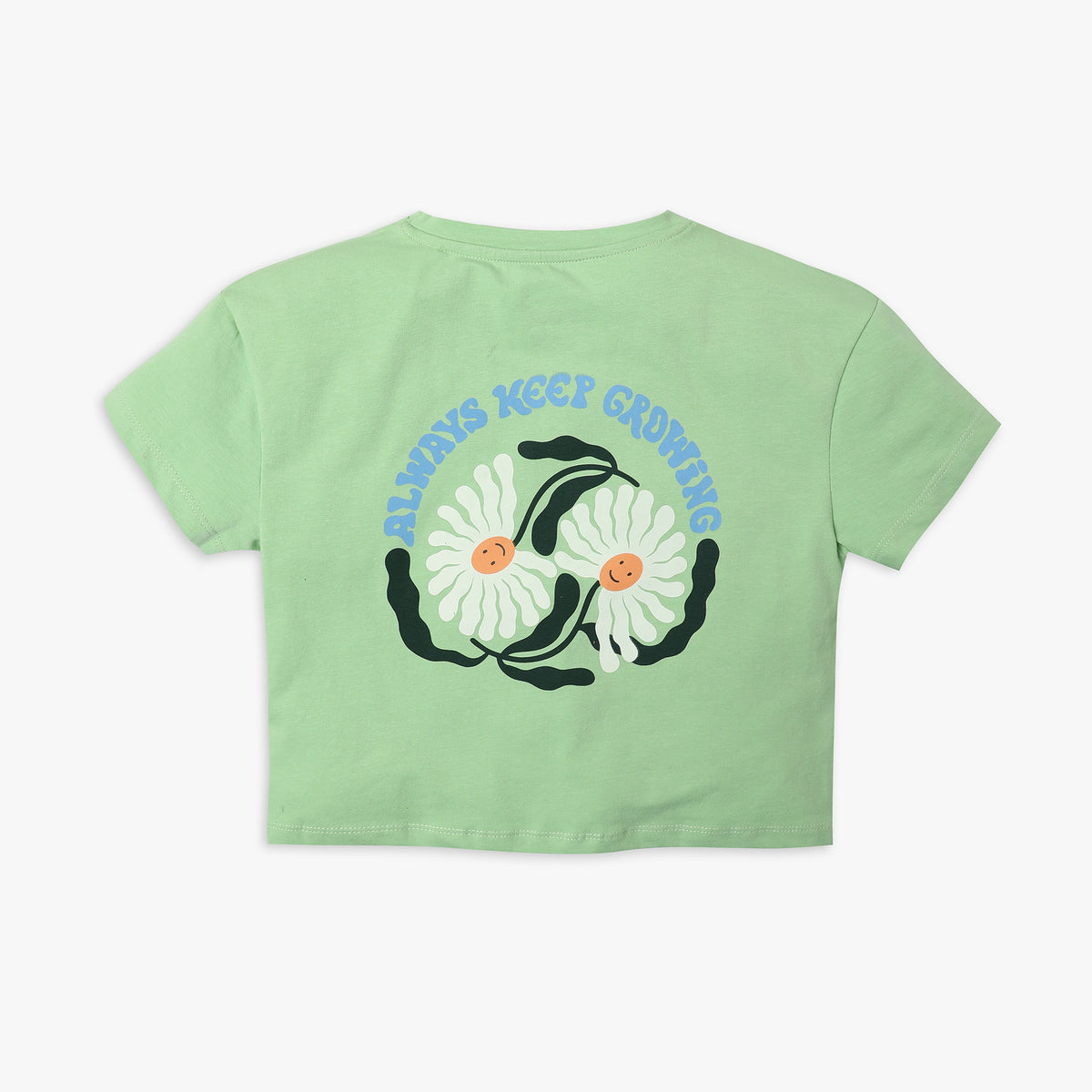 Girl's Regular Fit Printed T-Shirt