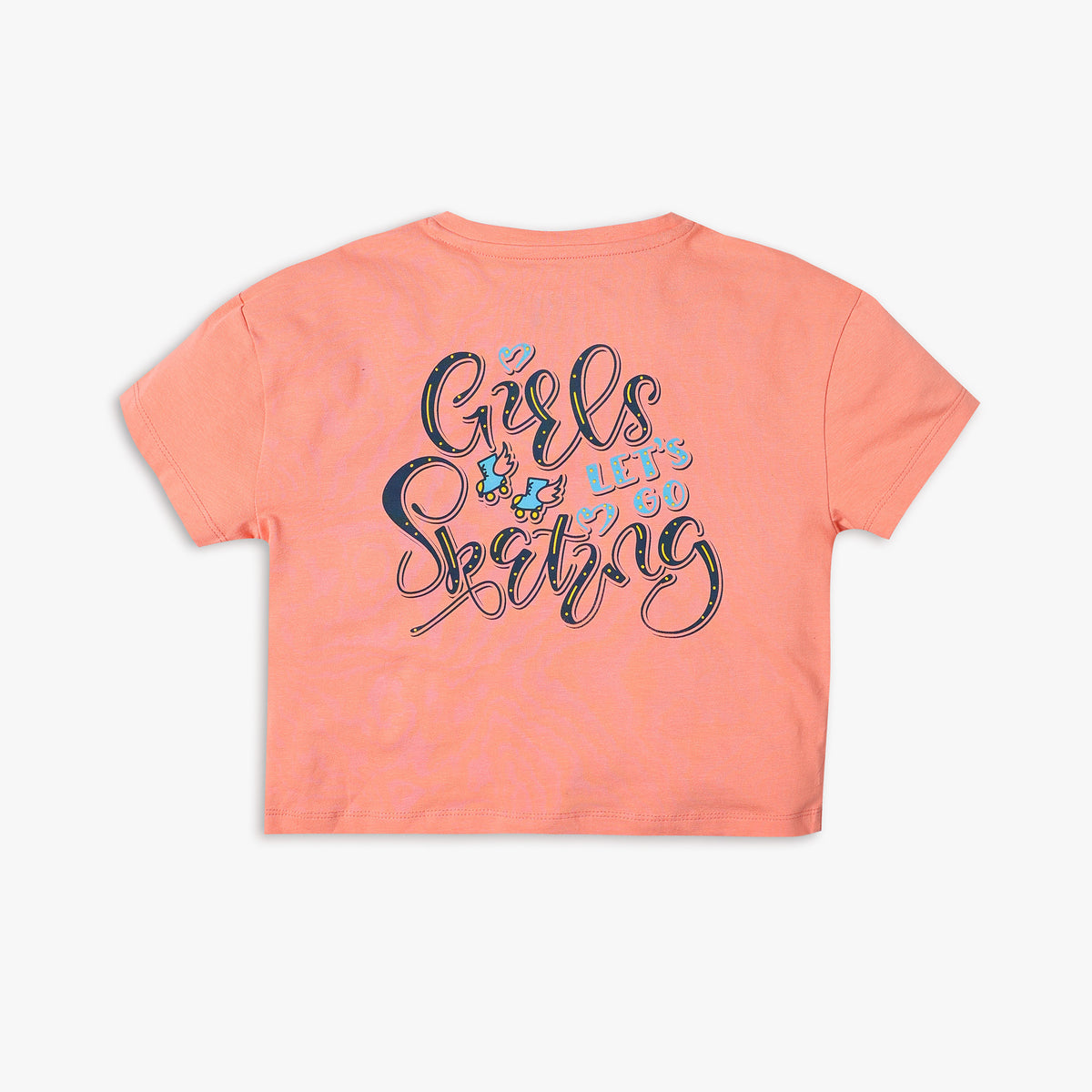 Girl's Regular Fit Printed T-Shirt