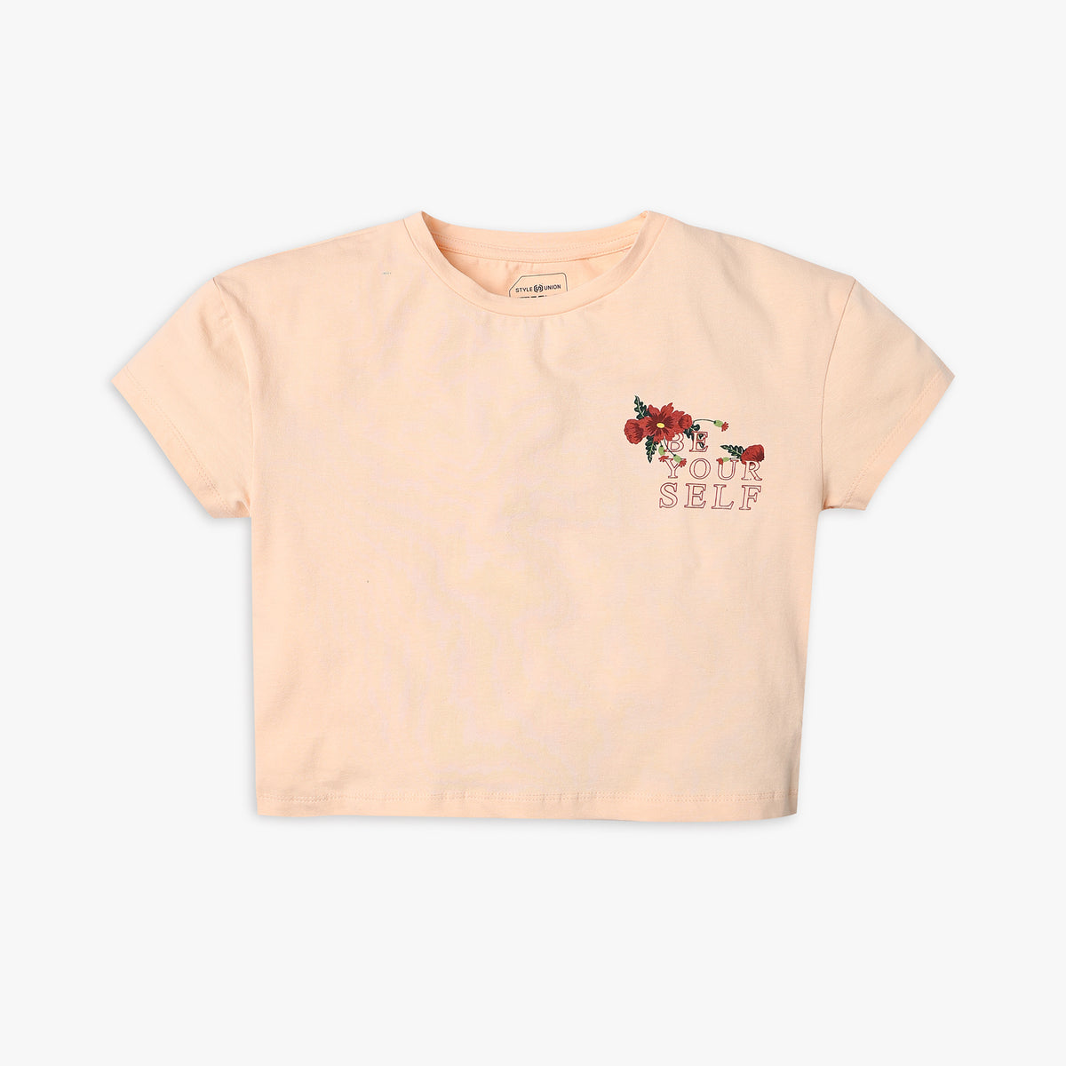 Girl's Regular Fit Printed T-Shirt