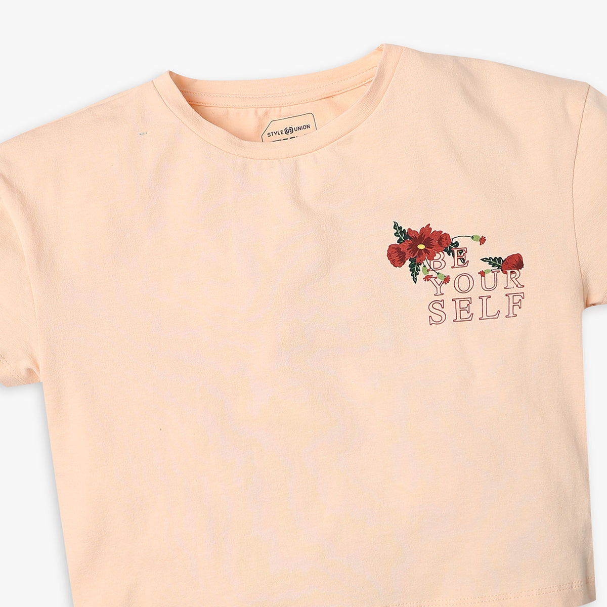 Girl's Regular Fit Printed T-Shirt