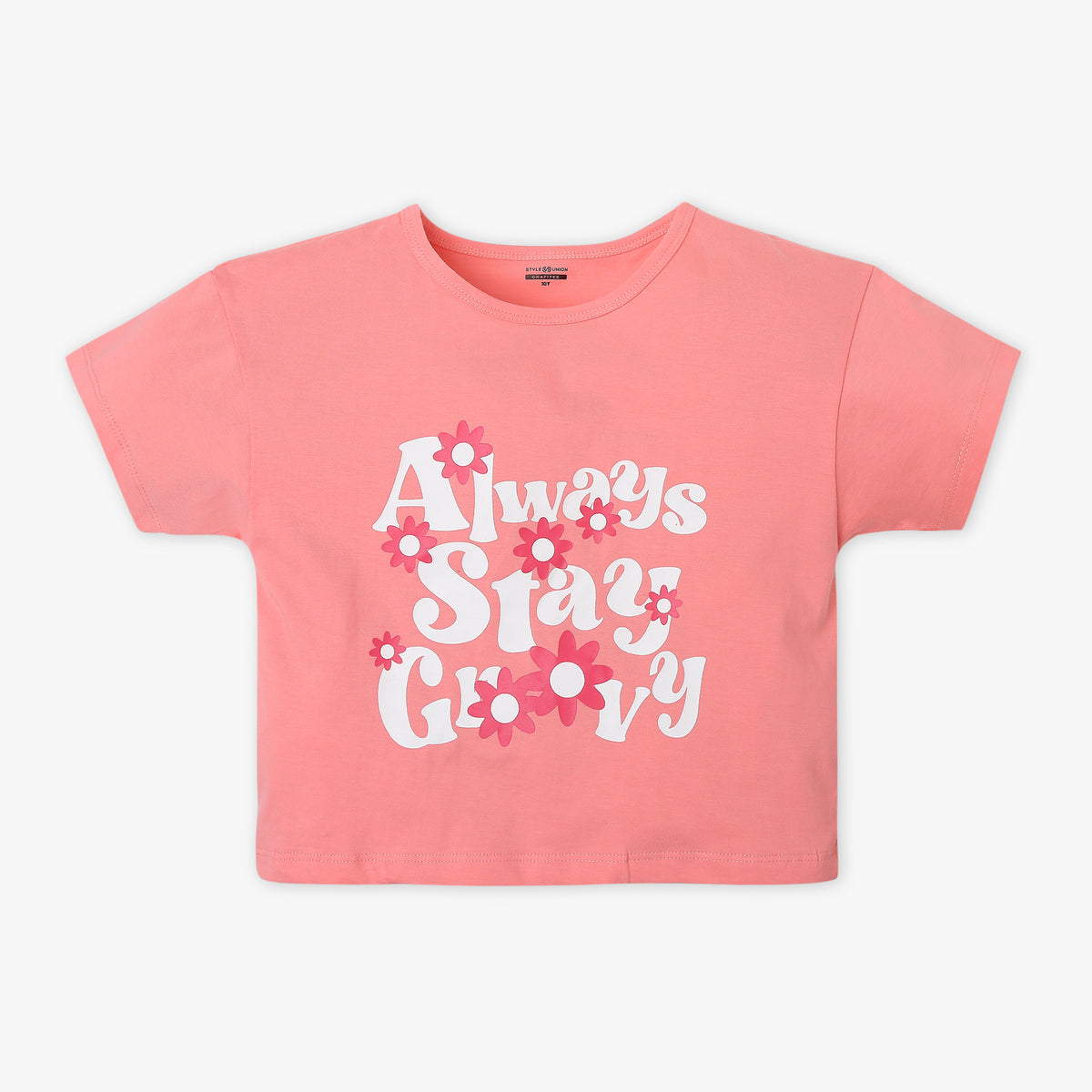 Girl's Regular Fit Graphic T-Shirt