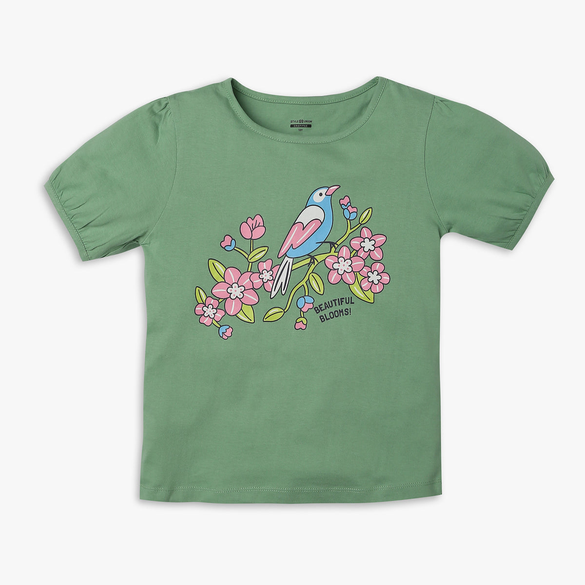 Girl's Regular Fit Graphic T-Shirt